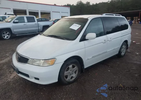 2000 Honda Odyssey Ex from USA, damaged, VIN 2HKRL1867YH623465